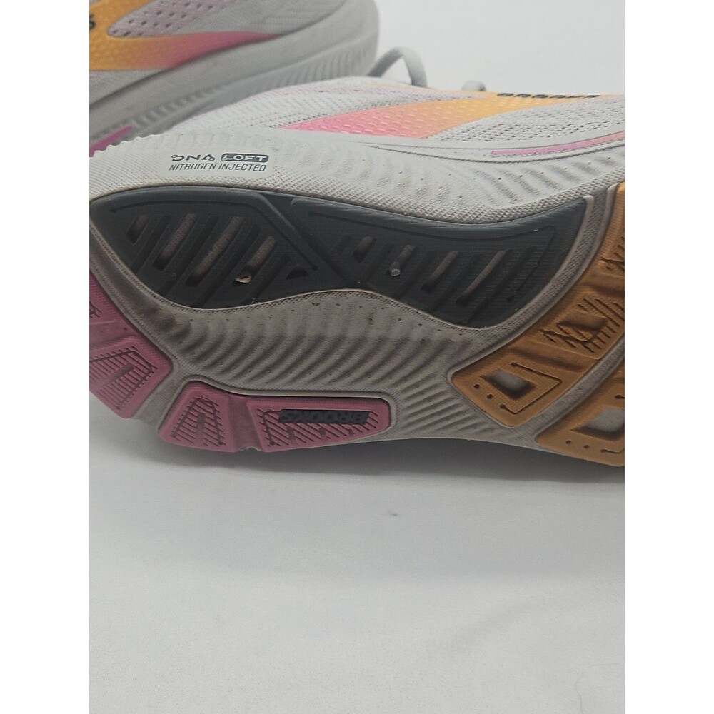 Brooks Sneakers Womens 10 D Wide Ghost 17 1204311D070 Gray Running Athletic Shoe - Picture 12 of 16